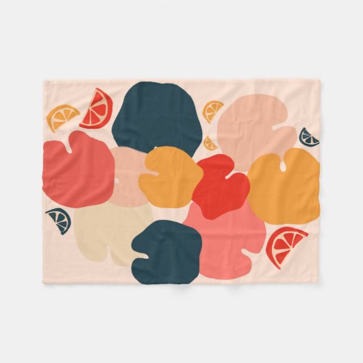 Zestful Zen Fleece Deken (Voorkant (Horizontaal))