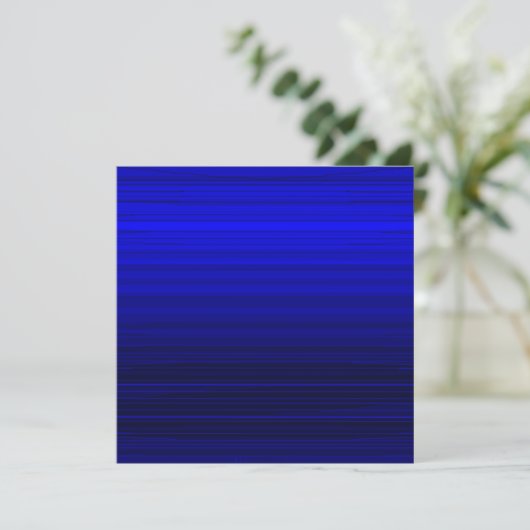 Zestien schaduwen van blauwe uitvindingen kaart (Staand voorkant)