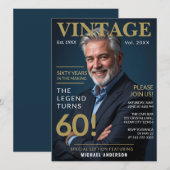 Zestig Jaar in de Maak Vintage 60e Verjaardag Kaart (Voorkant / Achterkant)