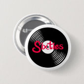Zestig LP Ronde Button 5,7 Cm (Voorkant /achterkant)