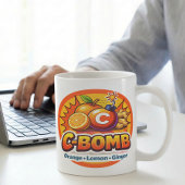 Zesty Citrus Pop Art C-Bomb Tea Mix Koffiemok
