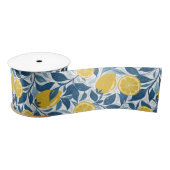 Zesty Lemon Garden - Helder geel en blauw Lint (Spoel)