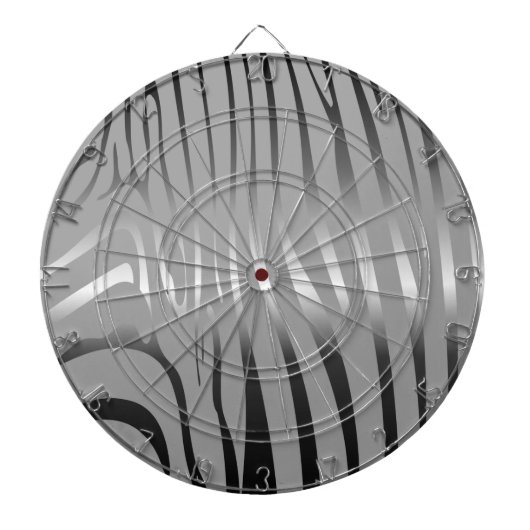 Zesty Zebra Dartbord (Voorkant)