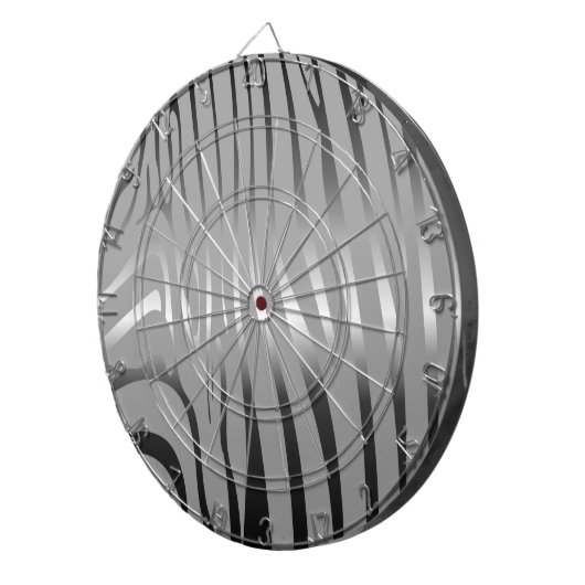 Zesty Zebra Dartbord (Voorkant Rechts)