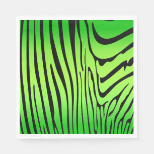 Zesty Zebra Green Servet