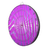 Zesty Zebra Pink Dart Board Dartbord (Voorkant Rechts)