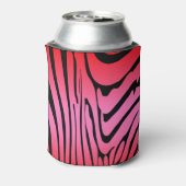 Zesty Zebra Red Blikjeskoeler (Blikje Achterkant)
