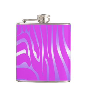 Zesty Zebra roze fles Heupfles