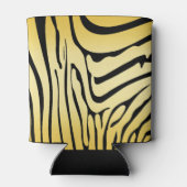 Zesty Zebra Yellow Blikjeskoeler (Achterkant)