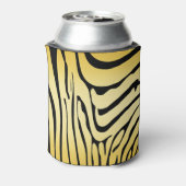 Zesty Zebra Yellow Blikjeskoeler (Blikje Achterkant)