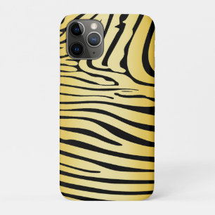 Zesty Zebra Yellow iPhone 11 Pro Hoesje