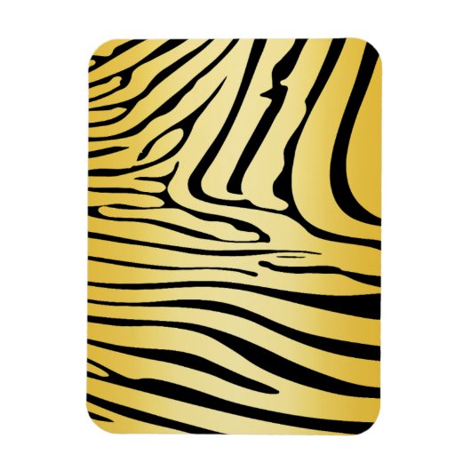 Zesty Zebra Yellow Magneet (Verticaal)