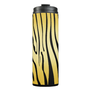 Zesty Zebra Yellow Thermosbeker