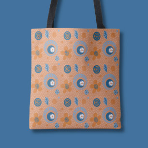 Zesty Zomer Bloemen Patroon Draagtas