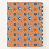 Zesty Zomer Bloemen Patroon Notitieboek (Achterkant)