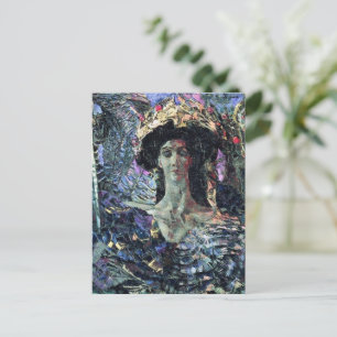 Zesvleugelige serafijnen (Azrael) door Mikhail Vro Briefkaart