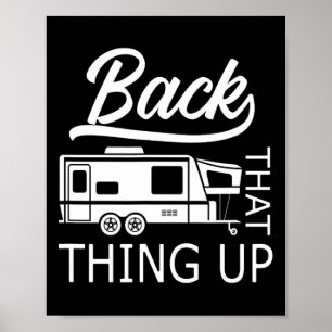Zet dat ding opzij - Rv Camper Grappig kamperen Poster