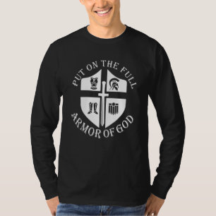 Zet de volledige Armor van God Knight Grace Bibles T-shirt