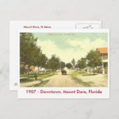 Zet Dora, FL op - de stad in - 1907 Briefkaart (Voorkant / Achterkant)