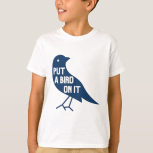 Zet er een vogel op Big Bird Art T-shirt