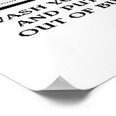 Zet Germs uit de handel! poster (Hoek)