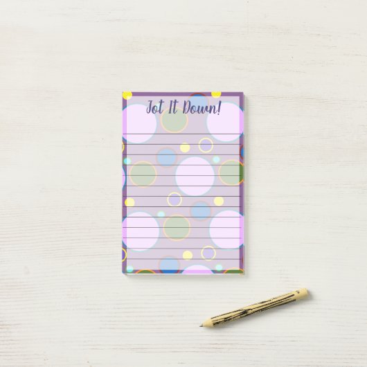 Zet hem neer! post-it® notes (Op bureau)