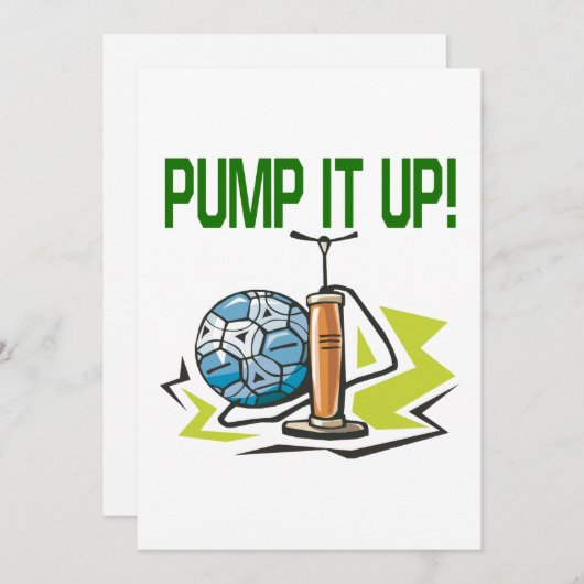 Zet hem omhoog kaart (Voorkant / Achterkant)