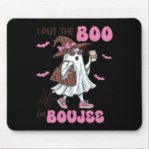 Zet het boek in Boujee Halloween Schattigee Lady G Muismat