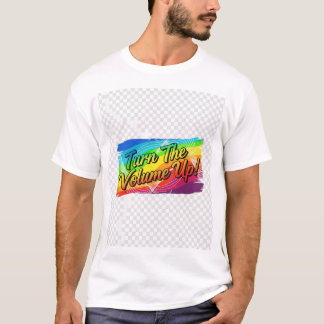 "Zet het Volume Harder" een explosieve T-shirt fun