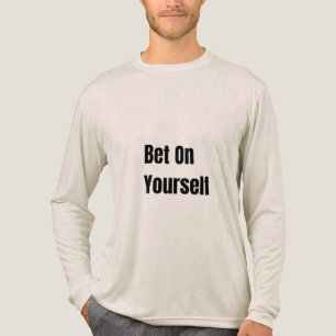 Zet In Op Jezelf Stoutmoedige Motivatie Zelfvertro Tri-Blend Shirt