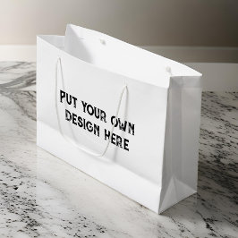 Zet je eigen ontwerp groot cadeauzakje