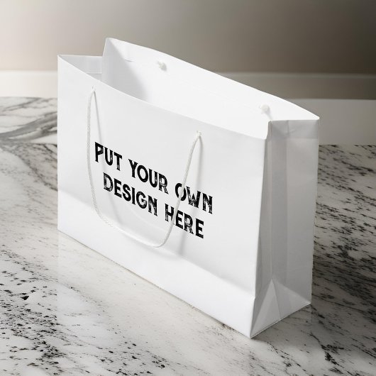 Zet je eigen ontwerp groot cadeauzakje