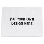 Zet je eigen ontwerp groot cadeauzakje (Voorkant)