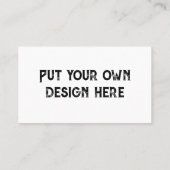 Zet je eigen ontwerp kortingskaartje (Achterkant)