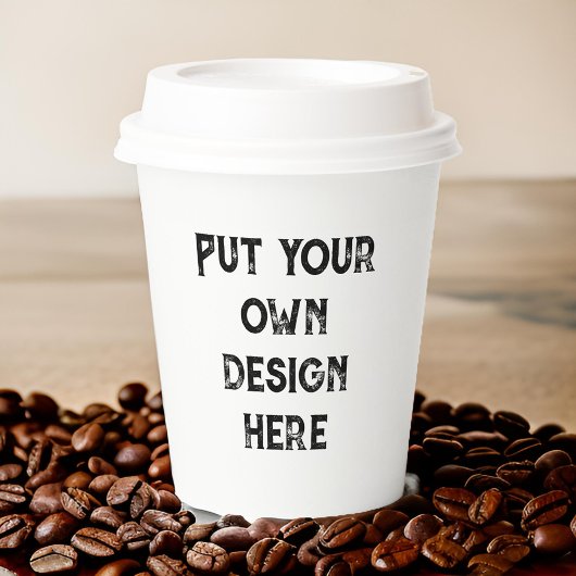 Zet je eigen ontwerp papieren bekers