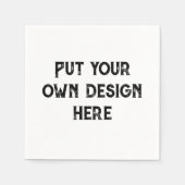 Zet je eigen ontwerp servet (Voorkant)