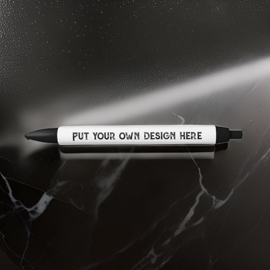 Zet je eigen ontwerp zwarte inkt pen