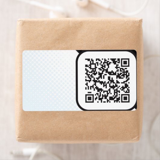 Zet je Scannable QR code op deze Etiket (Insitu)