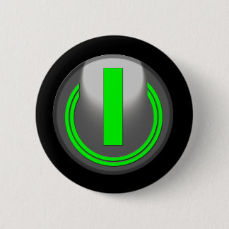 Zet me aan ronde button 5,7 cm