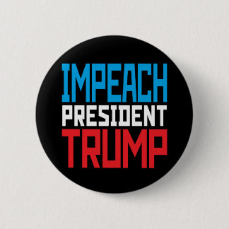 Zet President Trump af - Anti Trump Ronde Button 5,7 Cm