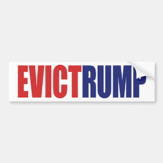 Zet Rump eruit - zet president Trump af Bumpersticker