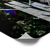 Zet Rushmore de Herinnering Vlag van de Zuid- van Poster (Hoek)