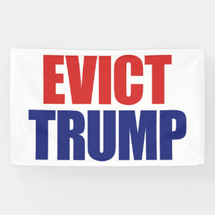 Zet Trump eruit - zet president Trump af - anti Tr Spandoek