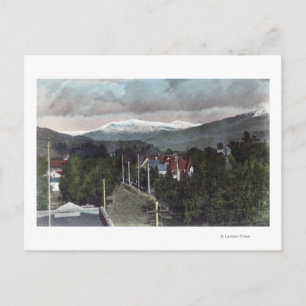 Zet Uitzicht Topo van CitySanta Paula, CA op Feestdagenkaart