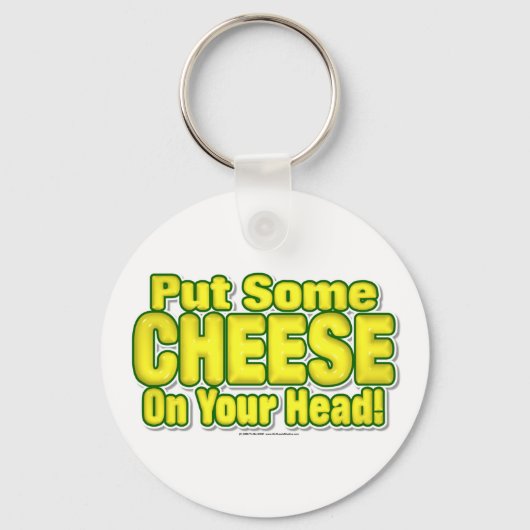 Zet wat KAAS op je hoofd. Sleutelhanger (Voorkant)