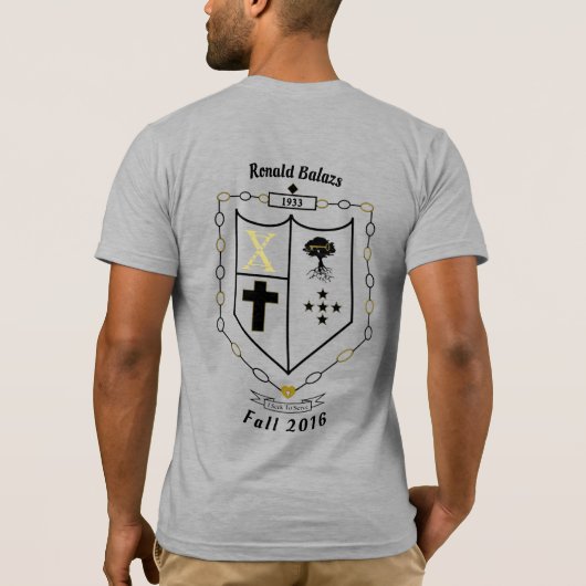 Zeta Chi Shirt broederschap (wit) V3 (Achterkant)