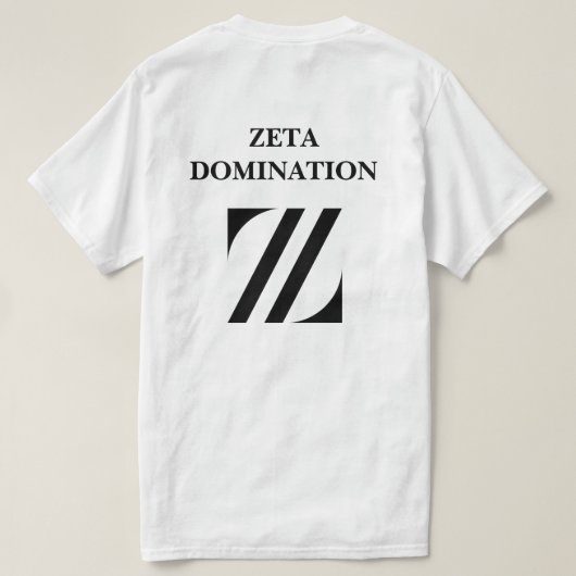 Zeta Division Tshirt (Design achterkant)