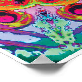 Zeta Kinetic Collage Kaleidoscope Poster (Coin)