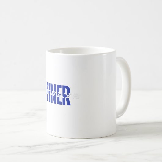 Zeta Phi Beta - Mug toujours plus fin - Cadeau mig (Devant droit)