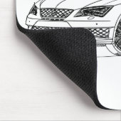 Zetel LeonST Cupra 2015 Muismat (Hoek)